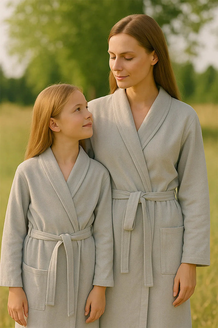 Pellava- ja puuvillakylpytakit